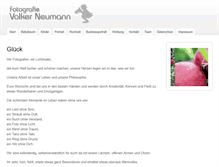 Tablet Screenshot of fotografie-volker-neumann.de